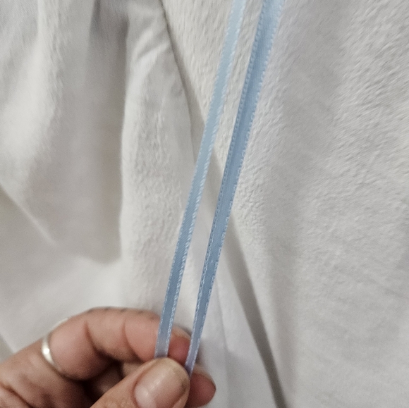 Zara Sz.L White Polka Dot 3/4 Sleeve - Picture 8 of 12